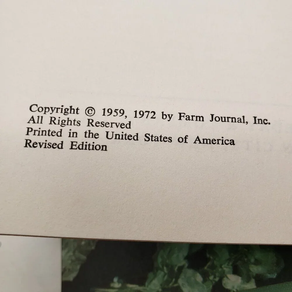 VTG 1972 Farm Journal's Country Cookbook Revised Enlarged Edition